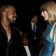 Kanye West and Taylor Swift at the 57th annual Grammy Awards at the Staples Center in Los Angeles on Feb. 8, 2015
Larry Busacca/Getty Images